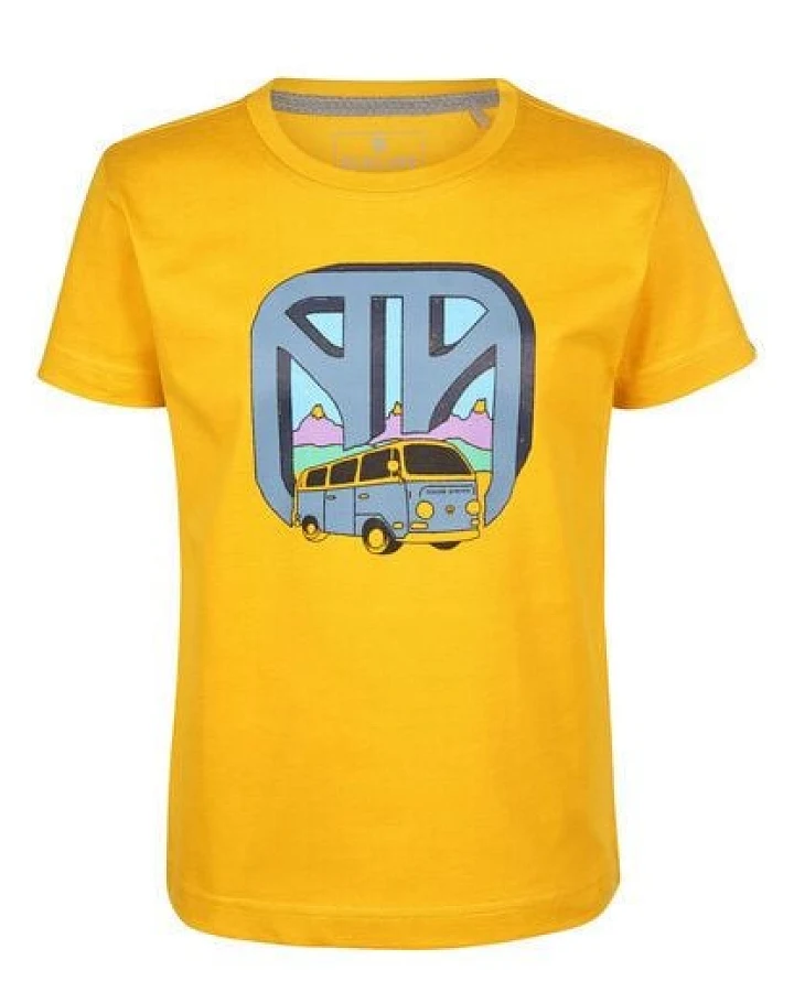 Elkline Kinder T-Shirt Elk Transport mit VW Bulli Print