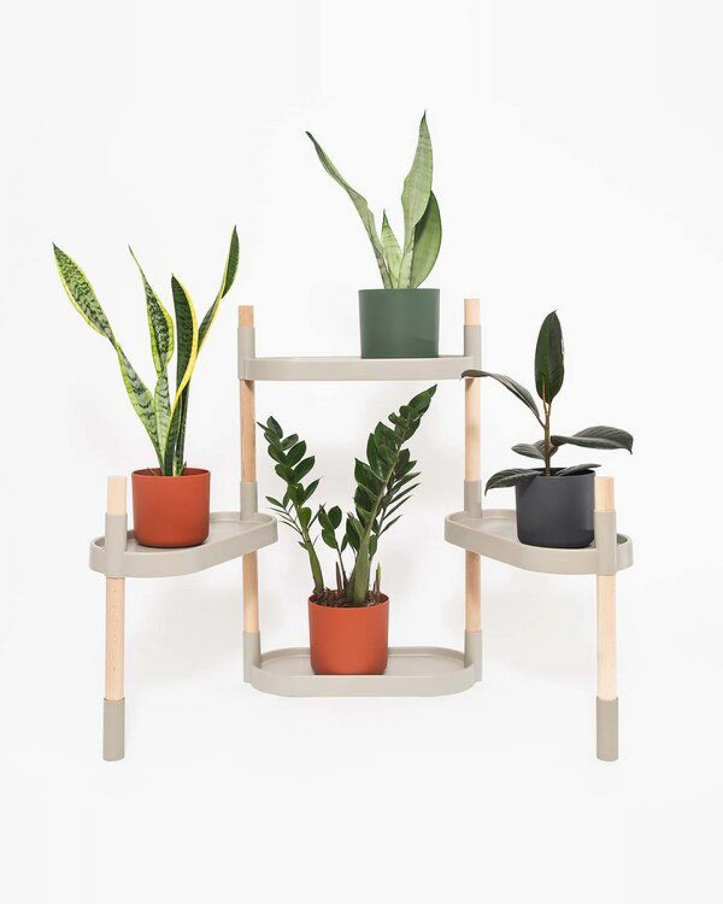 CitySens Blumenregal mit 4 Ablagen – Ansicht 4