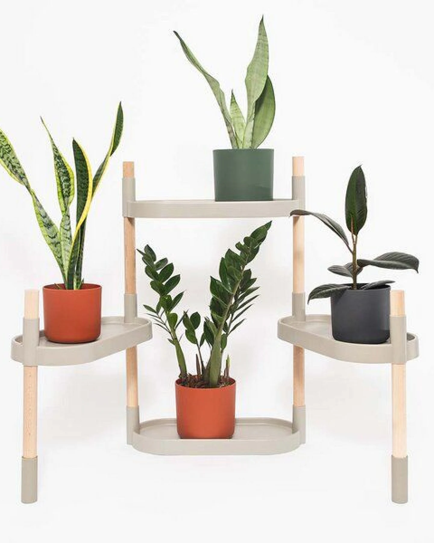 CitySens Blumenregal mit 4 Ablagen – Ansicht 4