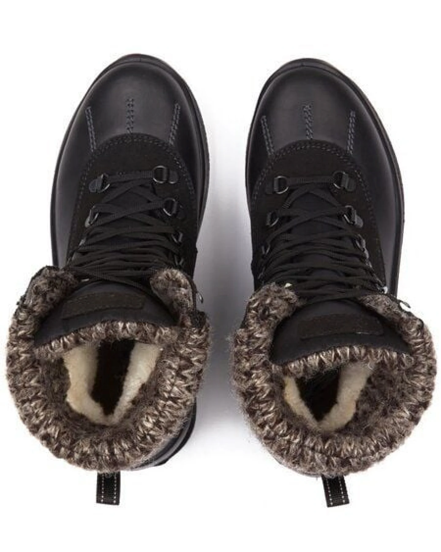 Will's Vegan Shop WVSport Wasserdicht Schneestiefel in Schwarz für Frauen – Ansicht 2