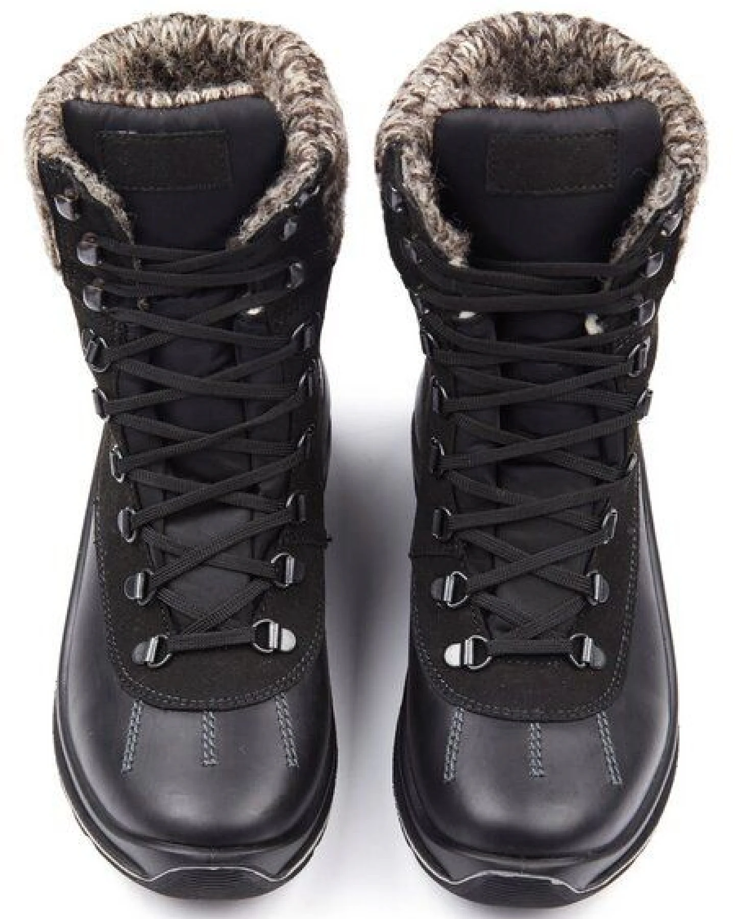 Will's Vegan Shop WVSport Wasserdicht Schneestiefel in Schwarz für Frauen – Ansicht 3
