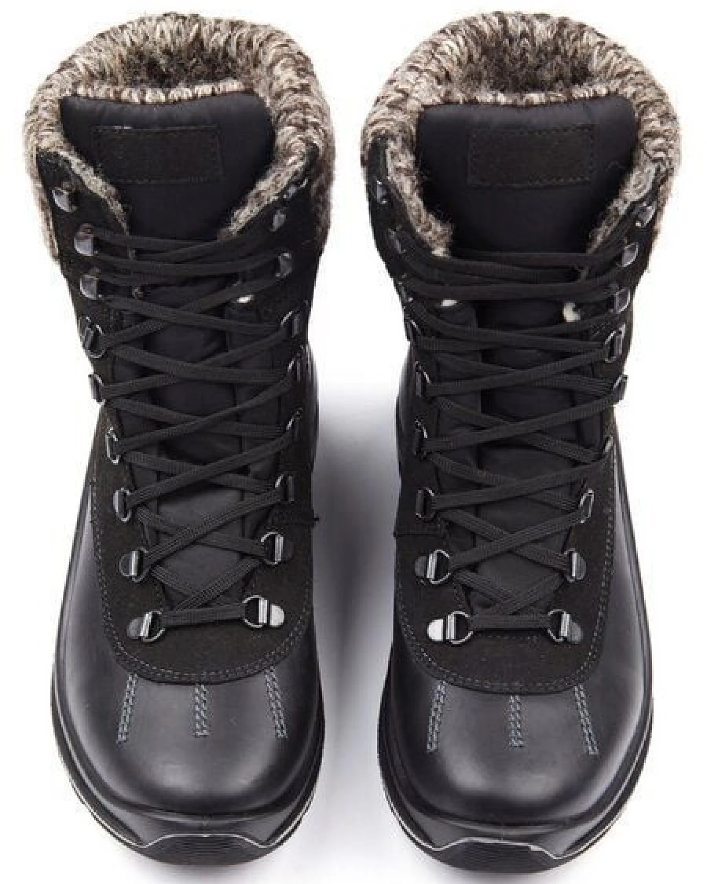 Will's Vegan Shop WVSport Wasserdicht Schneestiefel in Schwarz für Frauen – Ansicht 3