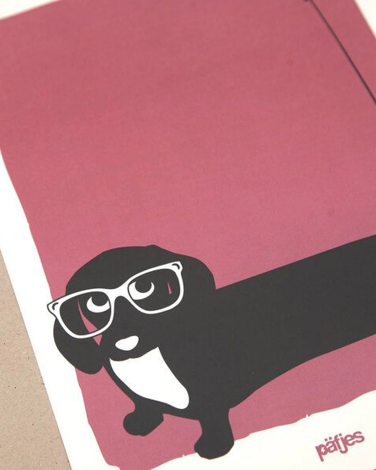 päfjes Hund Dr. Wuffinger mit Luftballon - Poster A4 – Ansicht 2