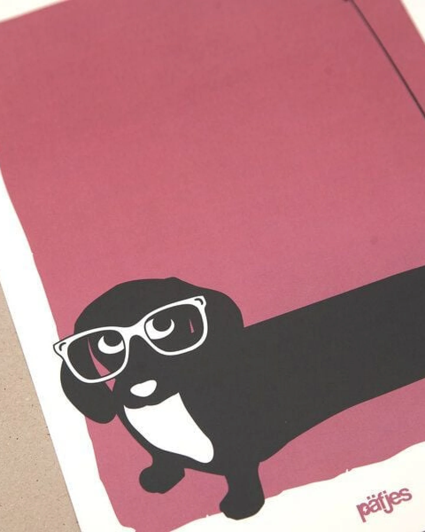 päfjes Hund Dr. Wuffinger mit Luftballon - Poster A4 – Ansicht 2