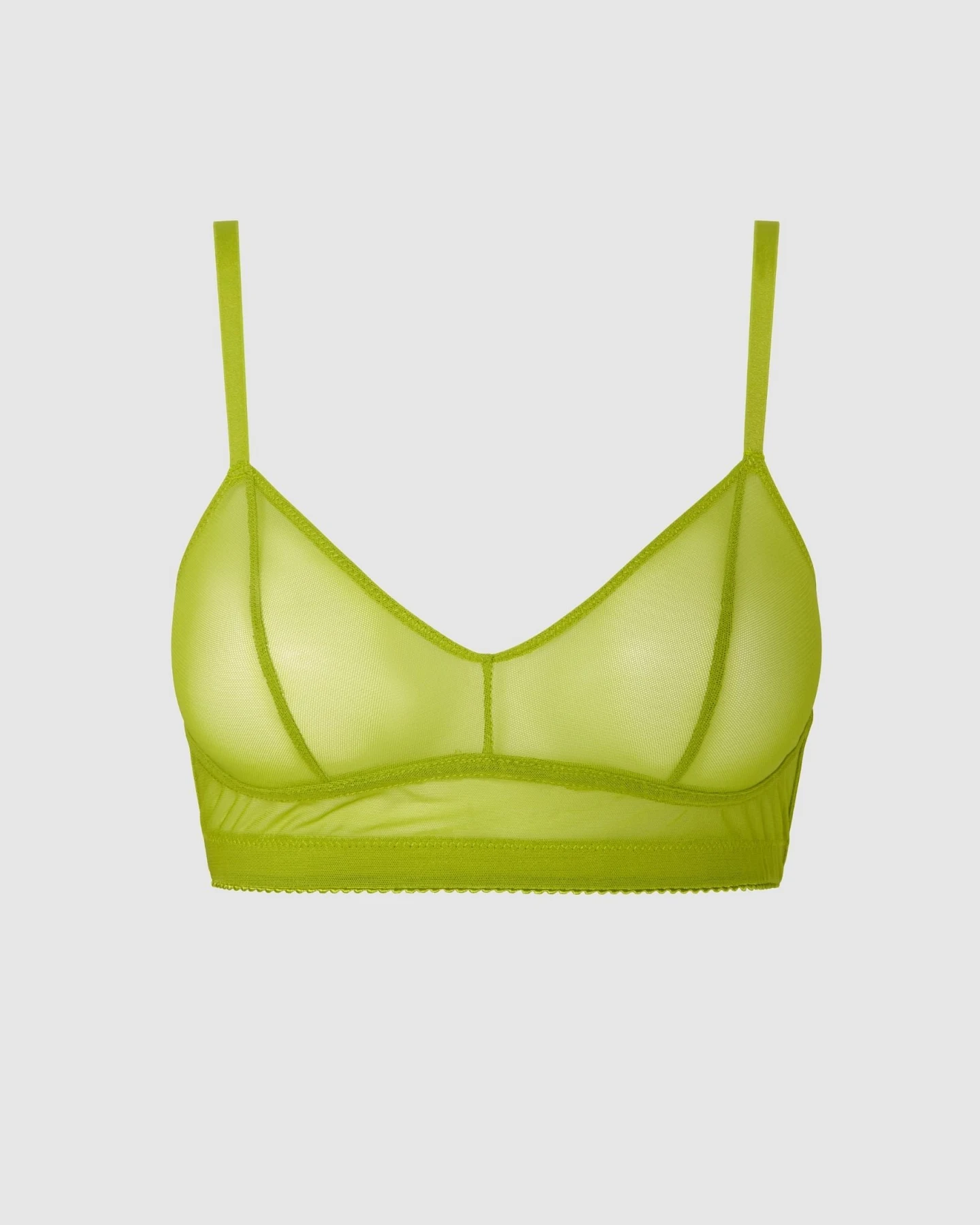 Understatement Damen vegan Bralette Balconette Matcha Grün – Ansicht 2
