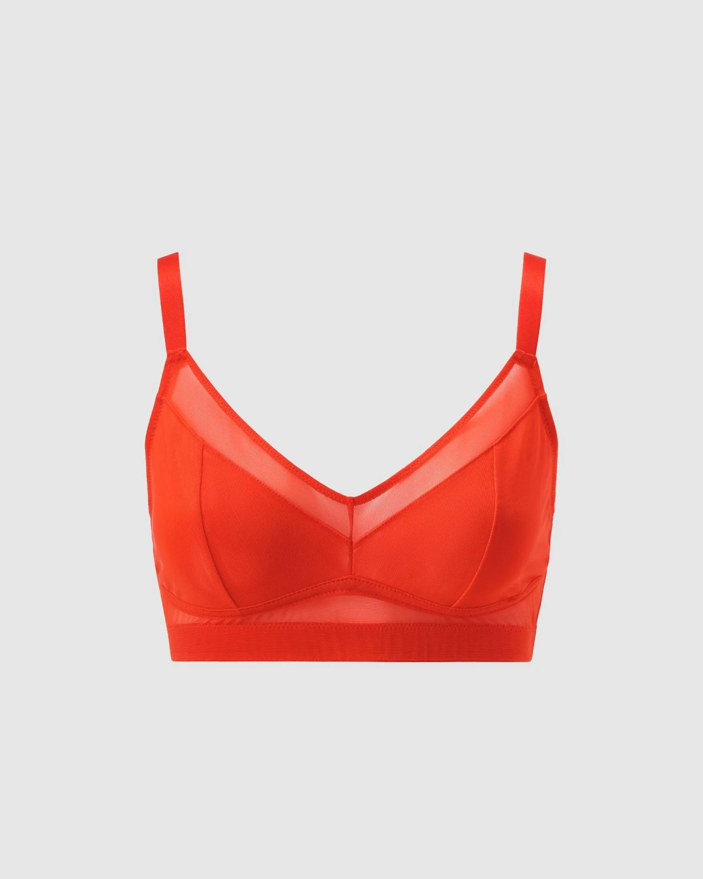 Understatement Damen vegan Bralette Unterstützung Feurig Rot – Ansicht 2