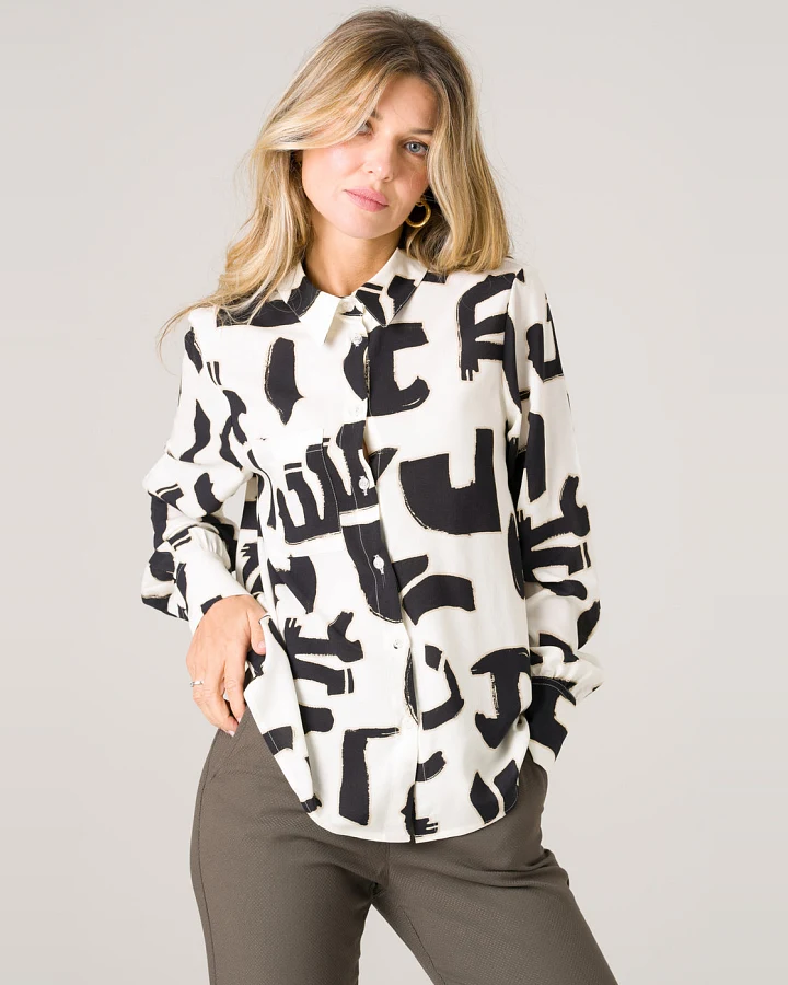 Avani Damen vegan Hemd Kauri Ecru