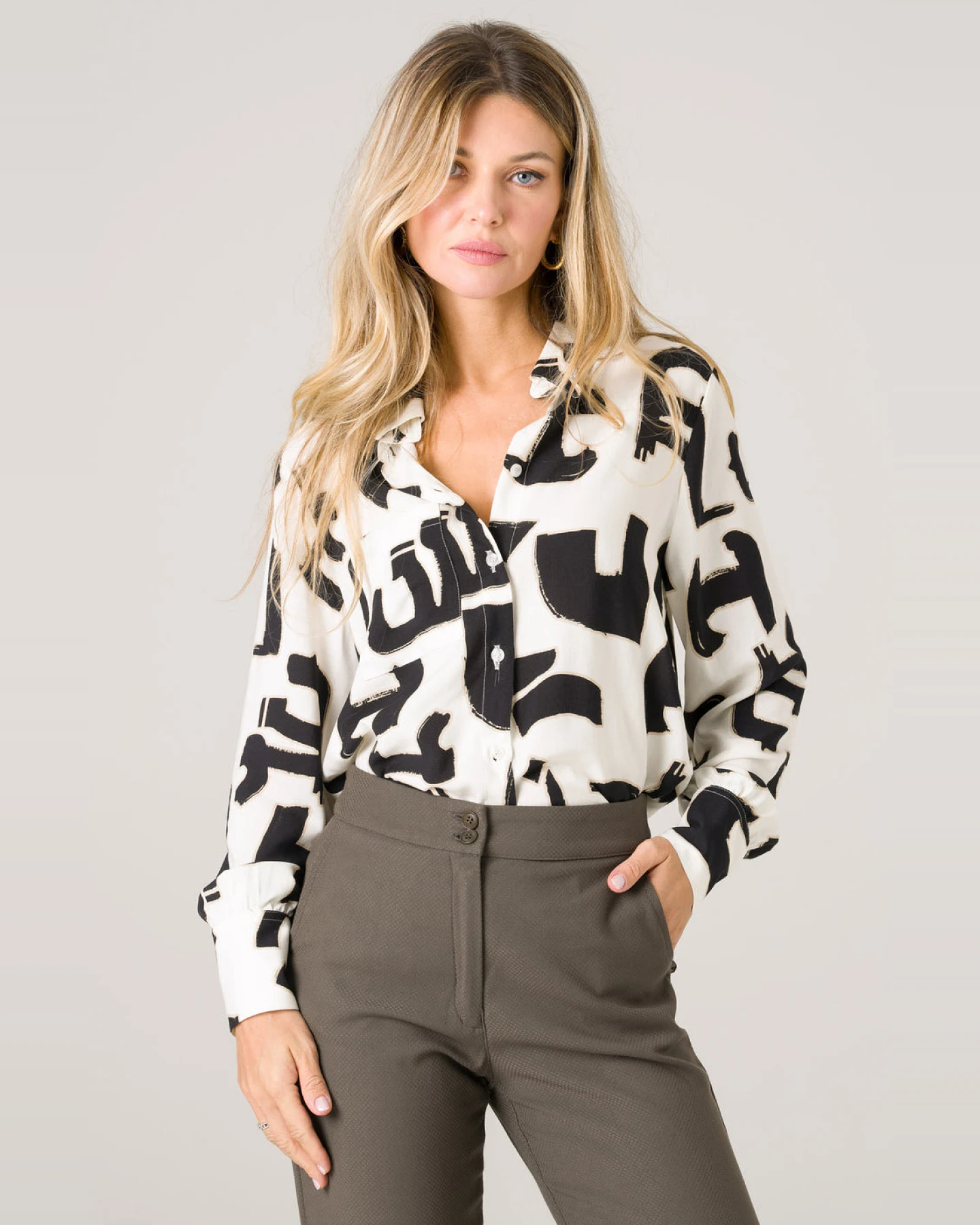 Avani Damen vegan Hemd Kauri Ecru – Ansicht 2