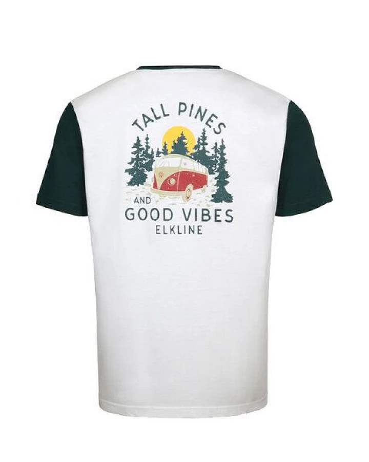 Elkline Herren T-Shirt Tall Pines mit VW-Bulli Print