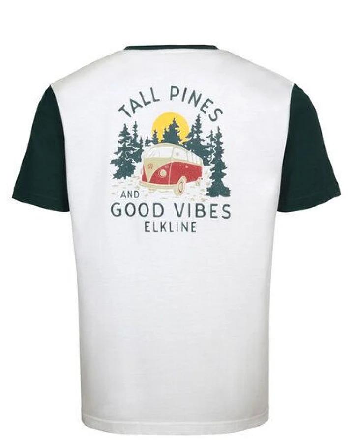 Elkline Herren T-Shirt Tall Pines mit VW-Bulli Print