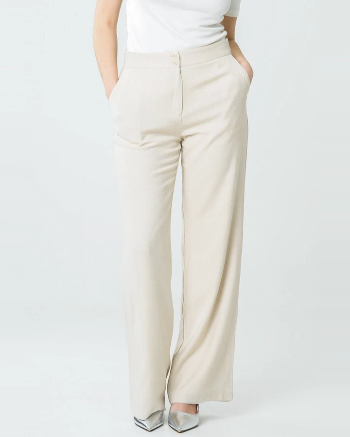 Avani Damen vegan Hose Laurier Beige