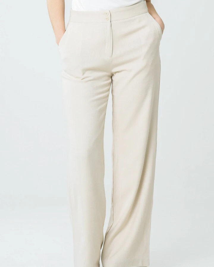 Avani Damen vegan Hose Laurier Beige