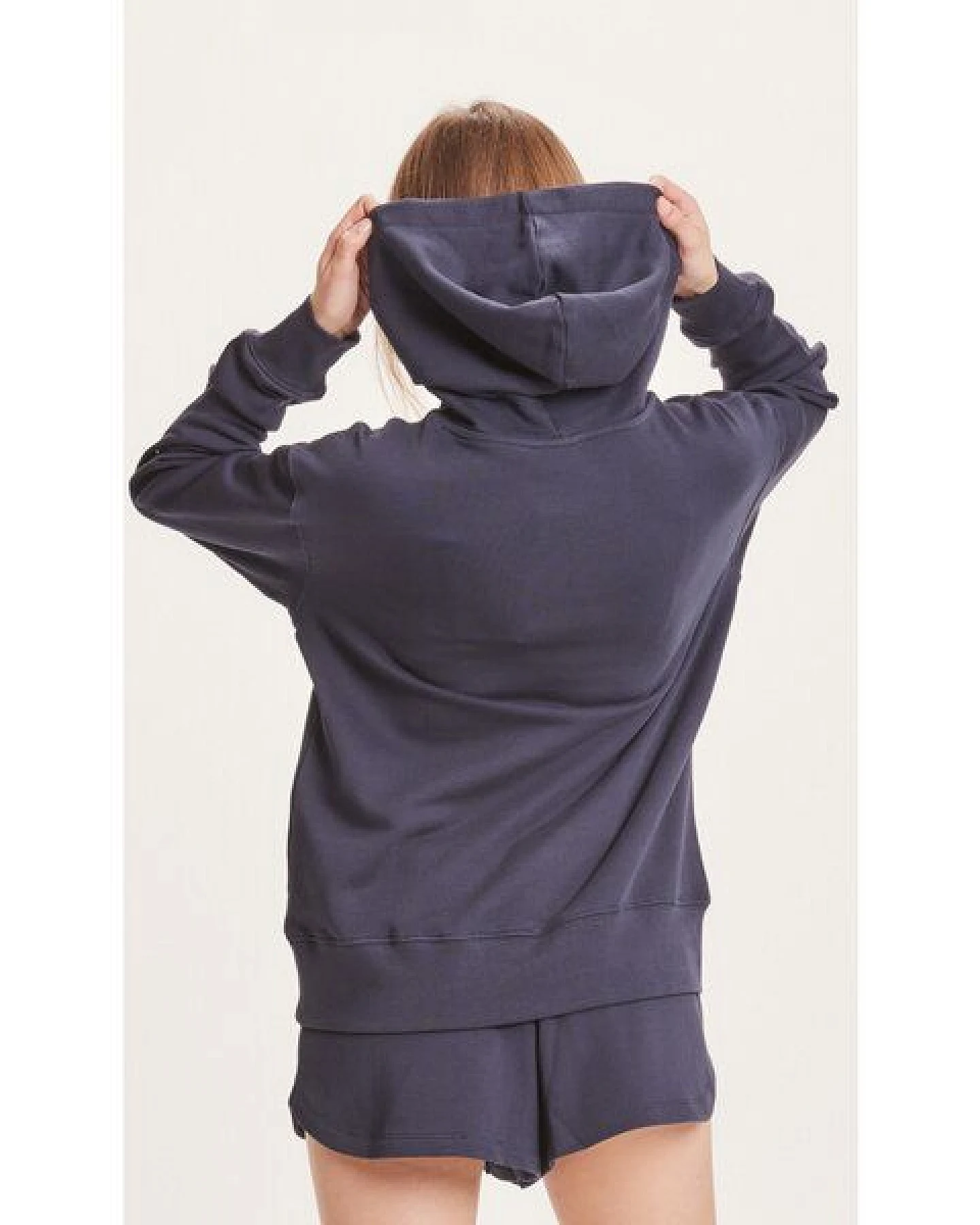 KnowledgeCotton Apparel Kapuzenpullover - DAPHNE - aus Bio-Baumwolle – Ansicht 3