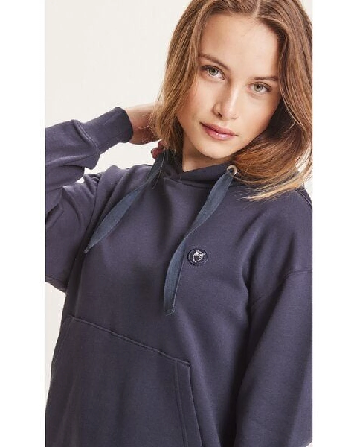 KnowledgeCotton Apparel Kapuzenpullover - DAPHNE - aus Bio-Baumwolle – Ansicht 4