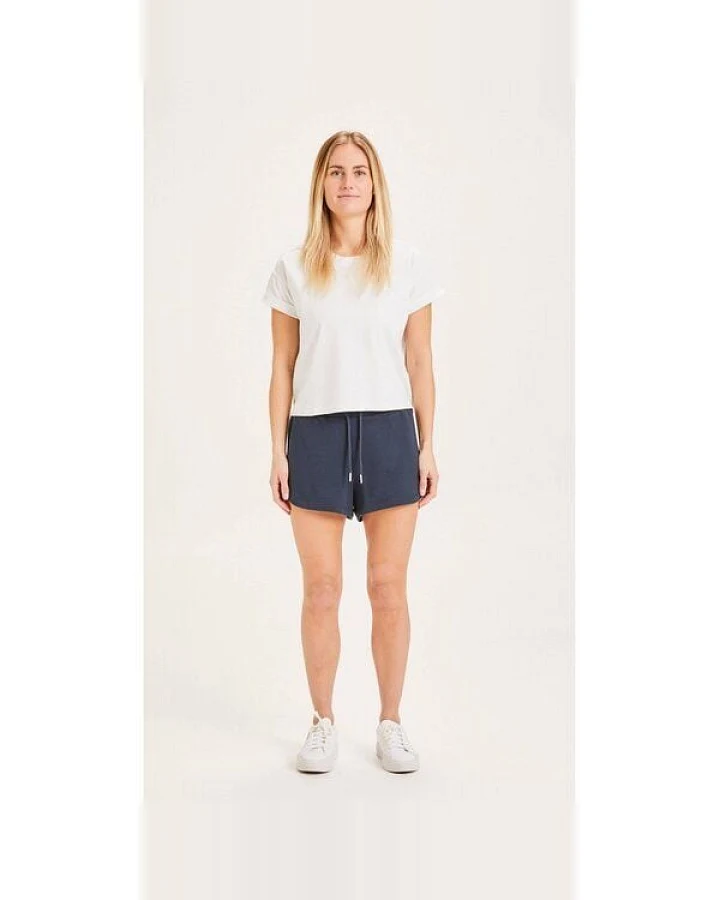 KnowledgeCotton Apparel Jogging-Shorts - TEAKY sweat shorts - aus Bio-Baumwolle