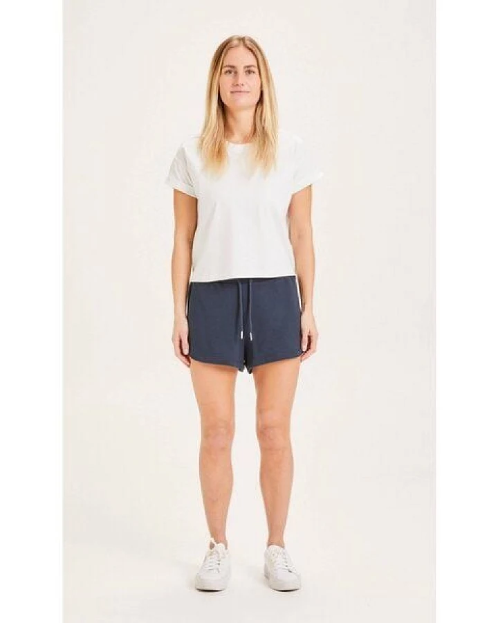 KnowledgeCotton Apparel Jogging-Shorts - TEAKY sweat shorts - aus Bio-Baumwolle