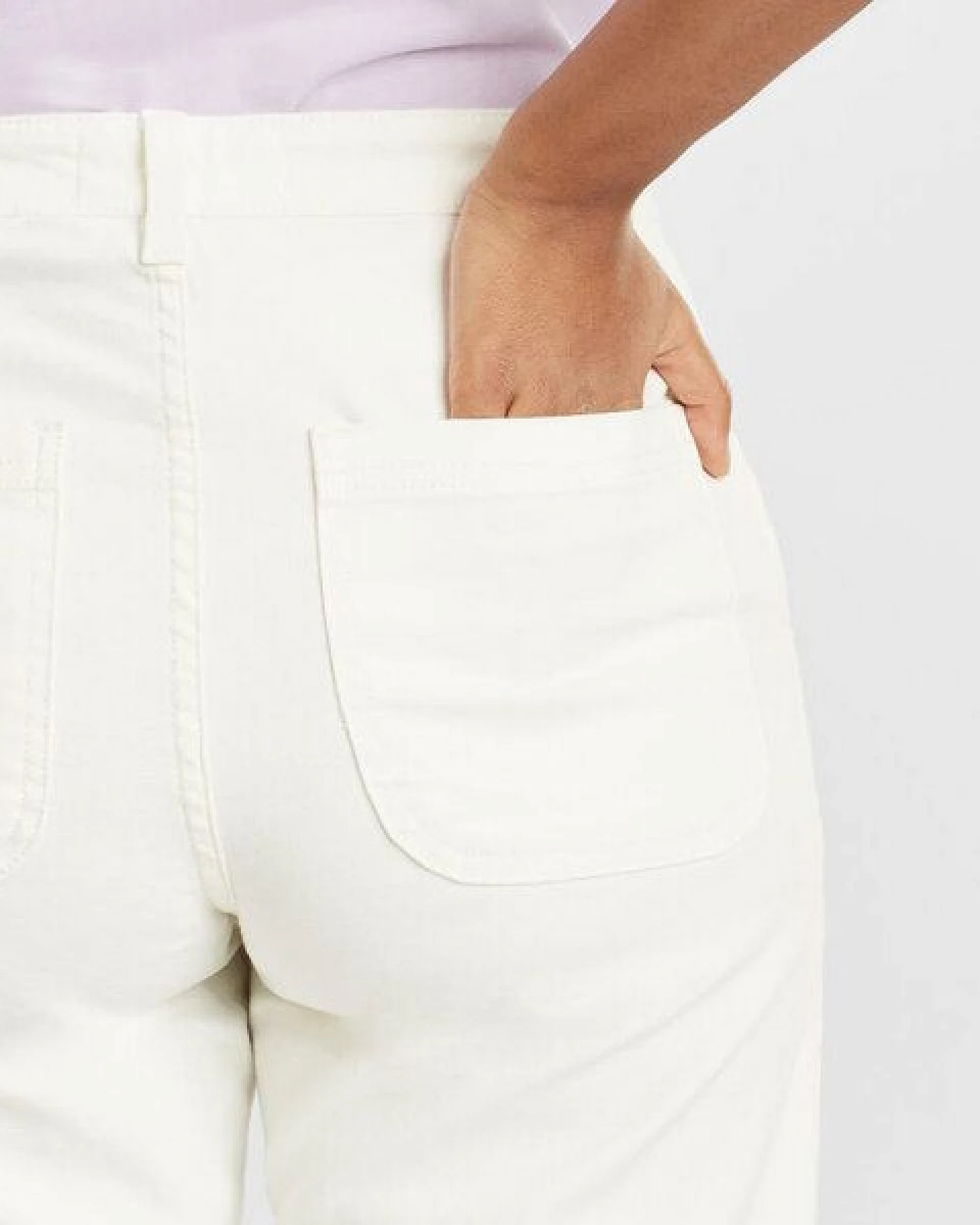KnowledgeCotton Apparel Cropped Mom Jeans - CALLA - aus Biobaumwolle – Ansicht 3