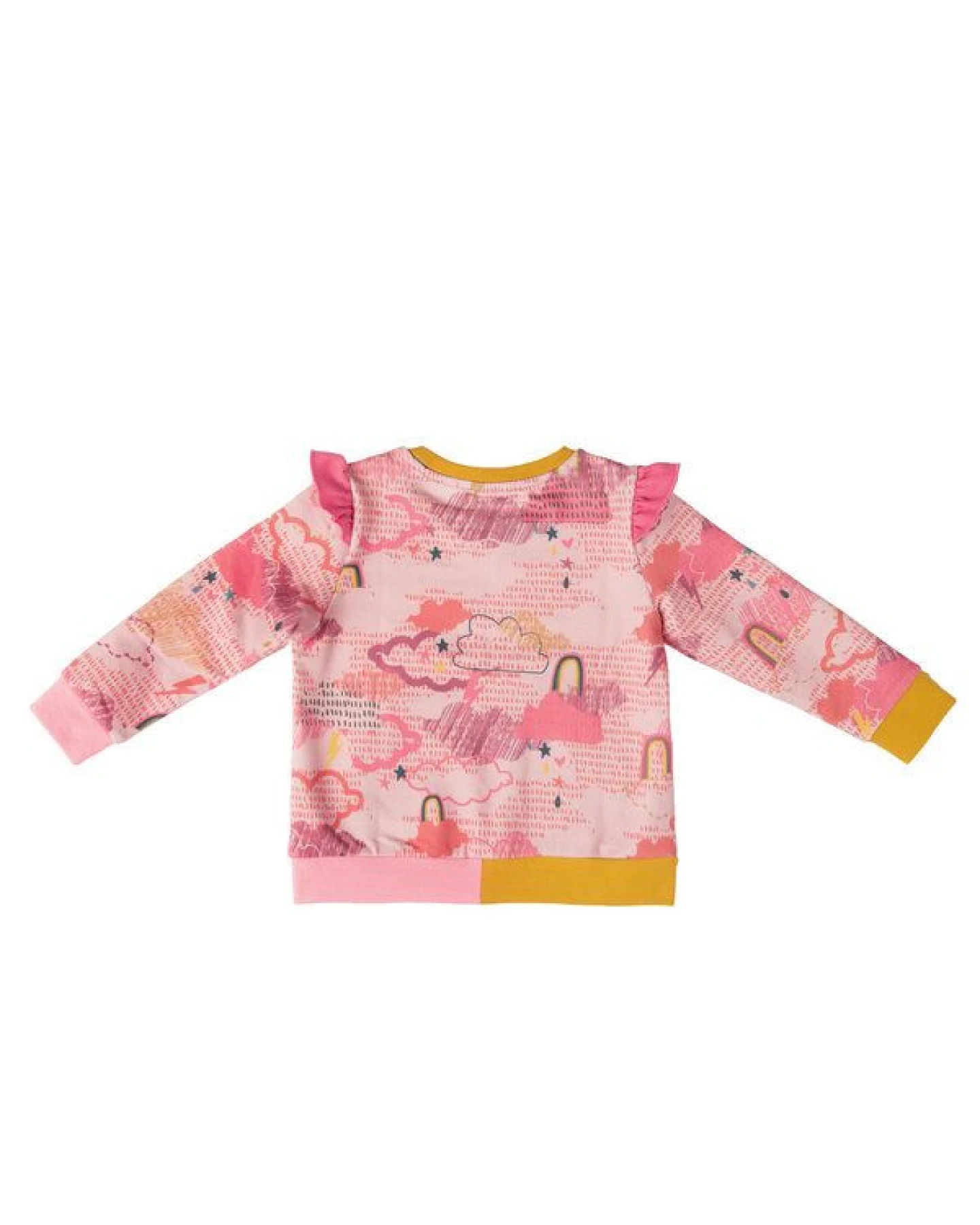 Marraine Kids Sweatshirt mit Rüschen "Rainbow Star" – Ansicht 2