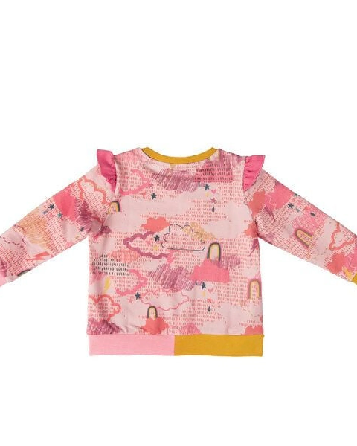 Marraine Kids Sweatshirt mit Rüschen "Rainbow Star" – Ansicht 2