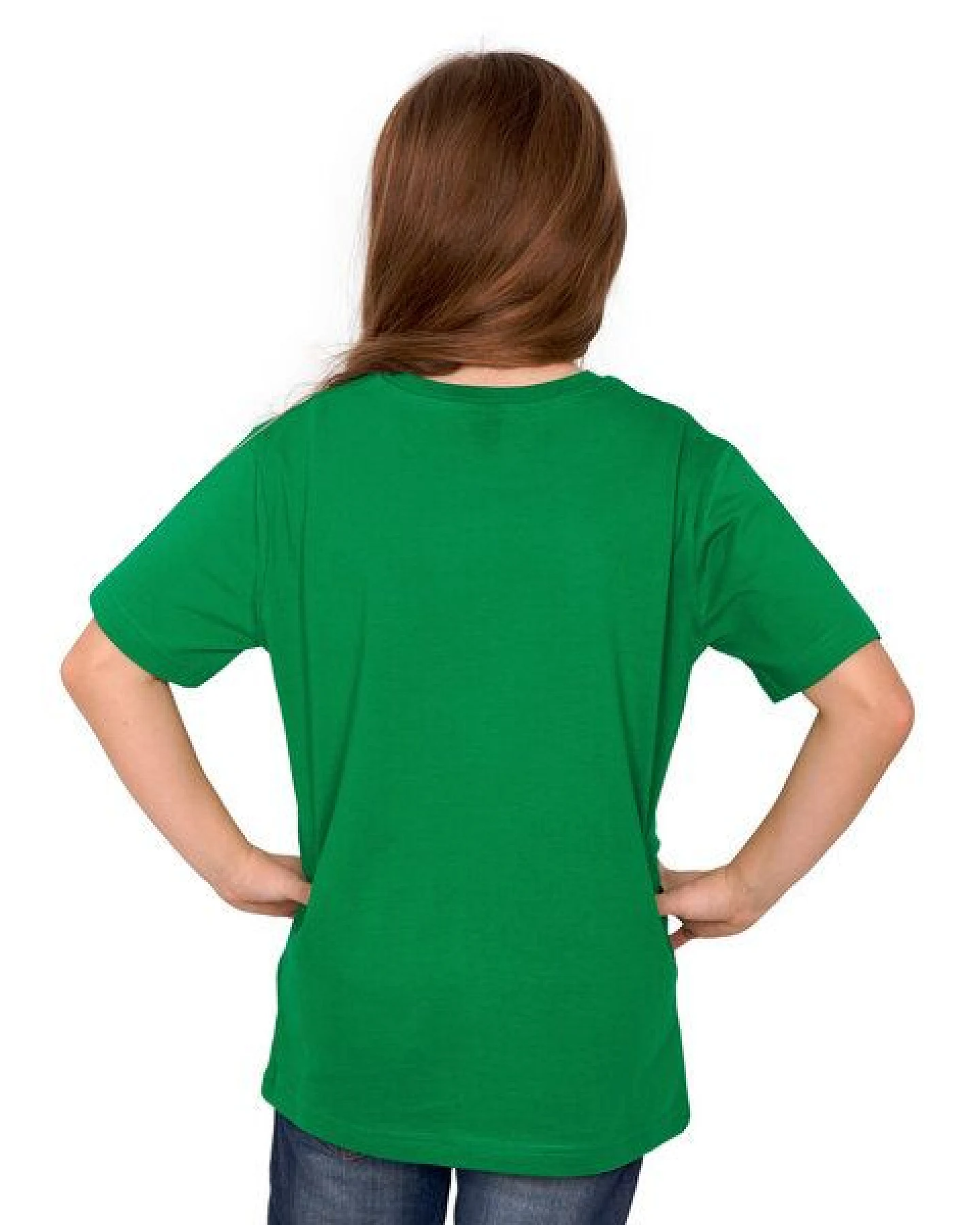 HANDGEDRUCKT "Pferdeliebe" Unisex Kinder T-Shirt – Ansicht 3