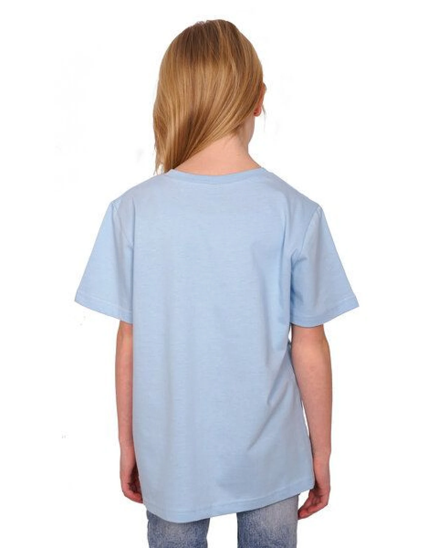 HANDGEDRUCKT "Pferdeliebe" Unisex Kinder T-Shirt – Ansicht 3