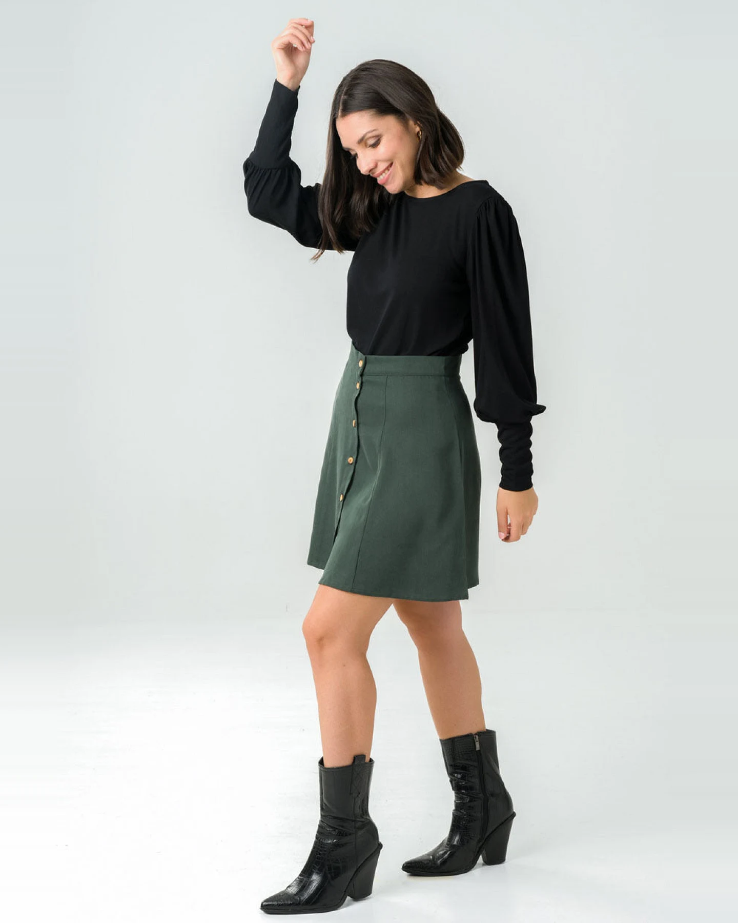Avani Damen vegan Rock Parrotia Grün – Ansicht 2