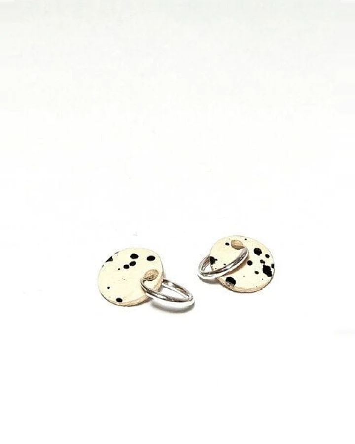monday market Silber-Creolen Rosa