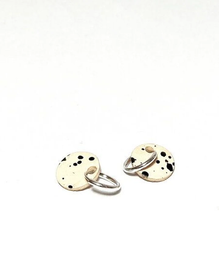 monday market Silber-Creolen Rosa