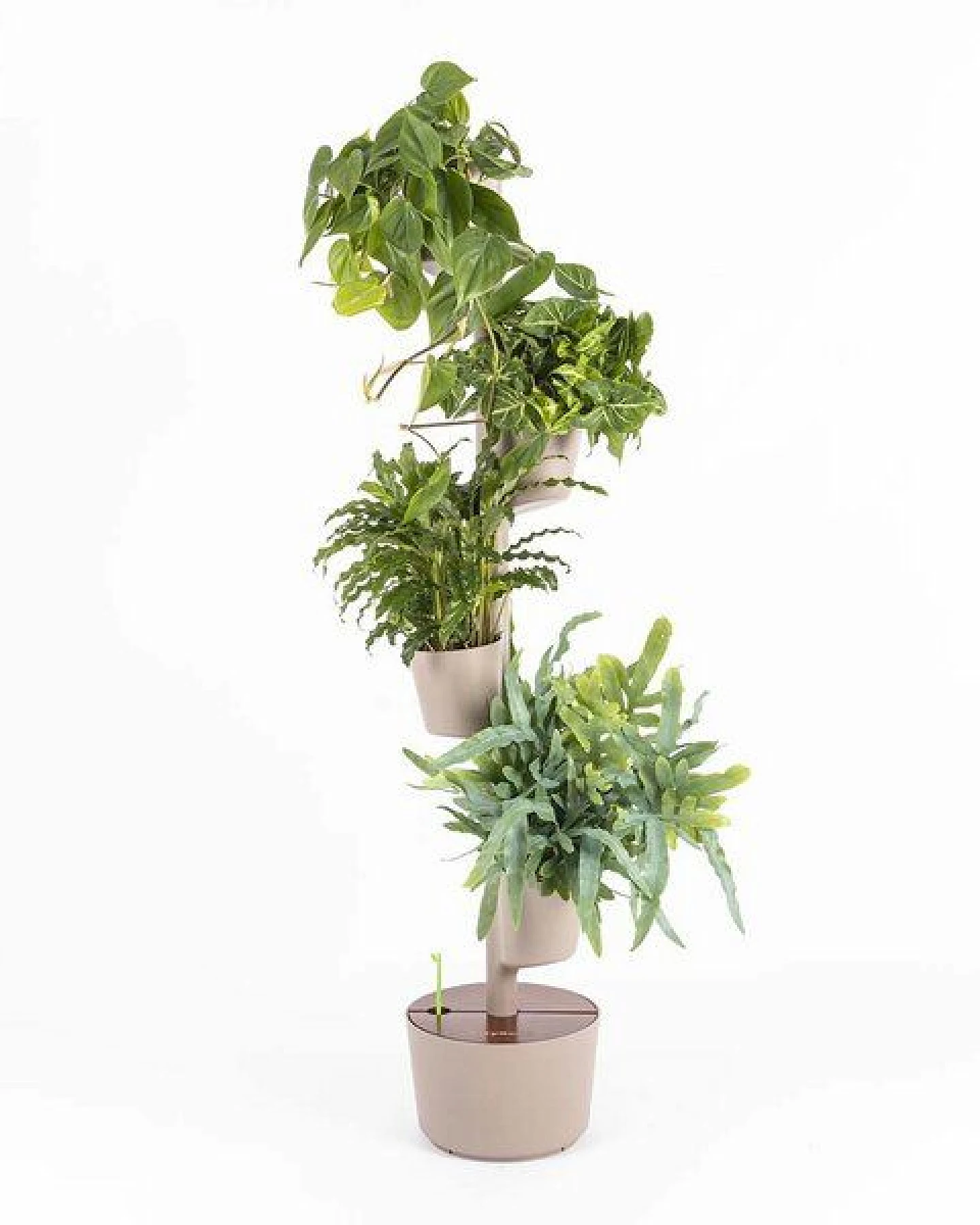 CitySens Vertikaler Blumentopf mit Wifi-Selbstbewässerung; 4 Blumentöpfe – Ansicht 4