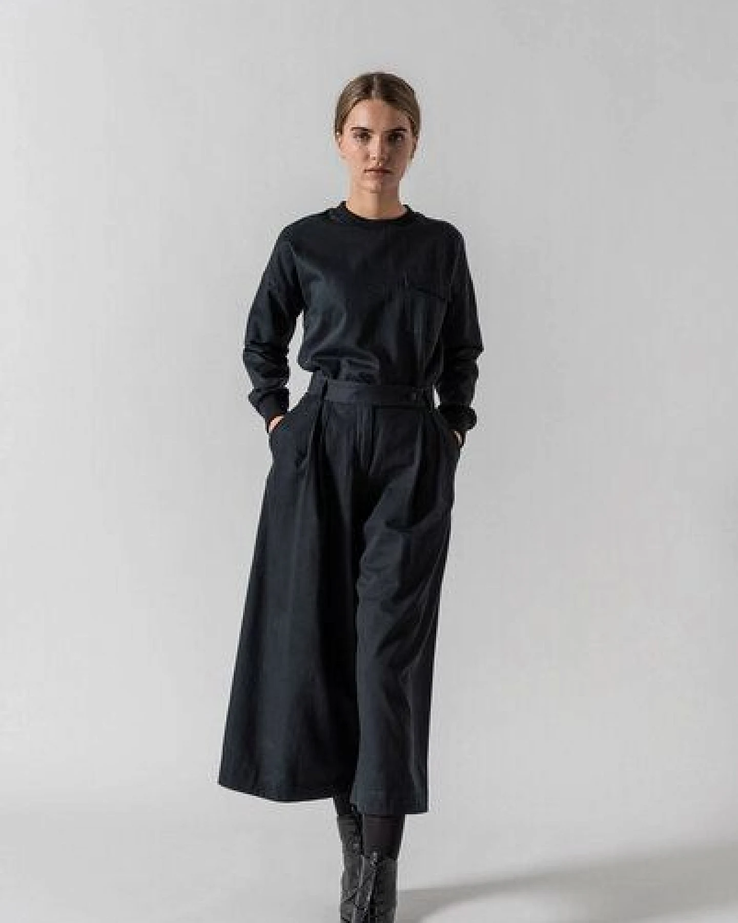 Grenzgang Damen Bluse CLARISSA aus Biobaumwolle -Satin (kbA) – Ansicht 3