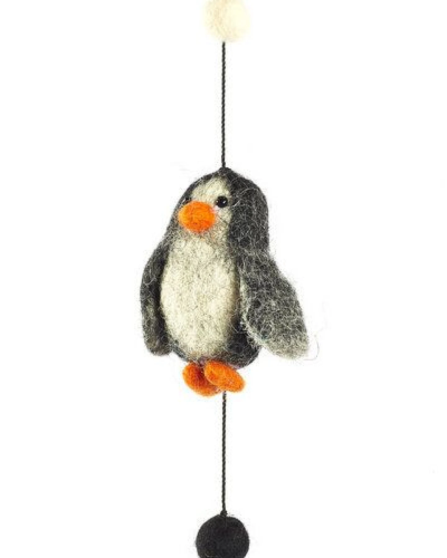 short'n'pietz Langes Mobile mit Pinguinen, handgefilzt – Ansicht 3