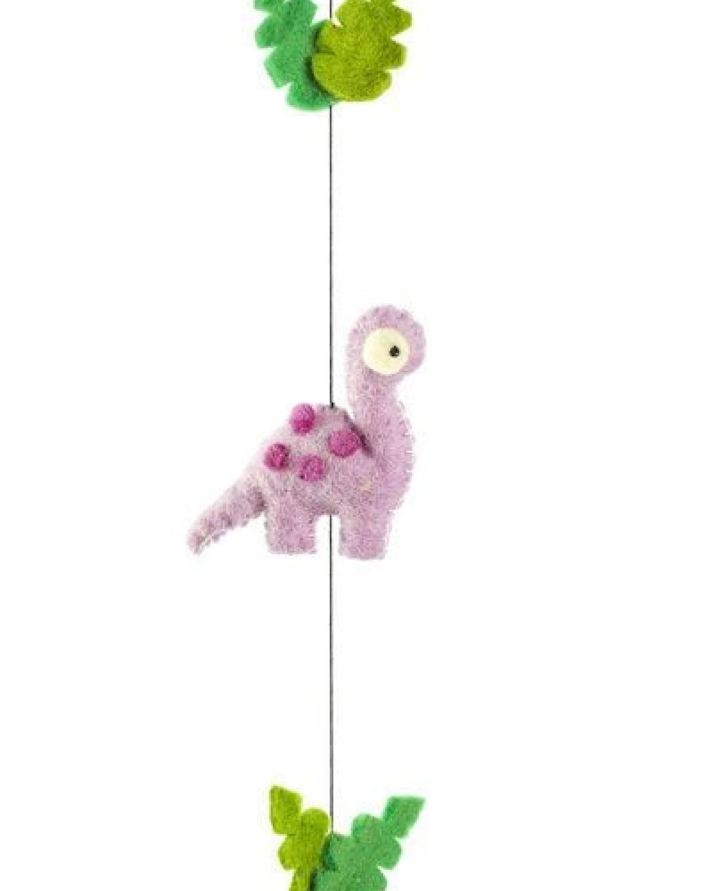 short'n'pietz Langes Mobile mit bunten Dinosauriern, handgefilzt – Ansicht 2