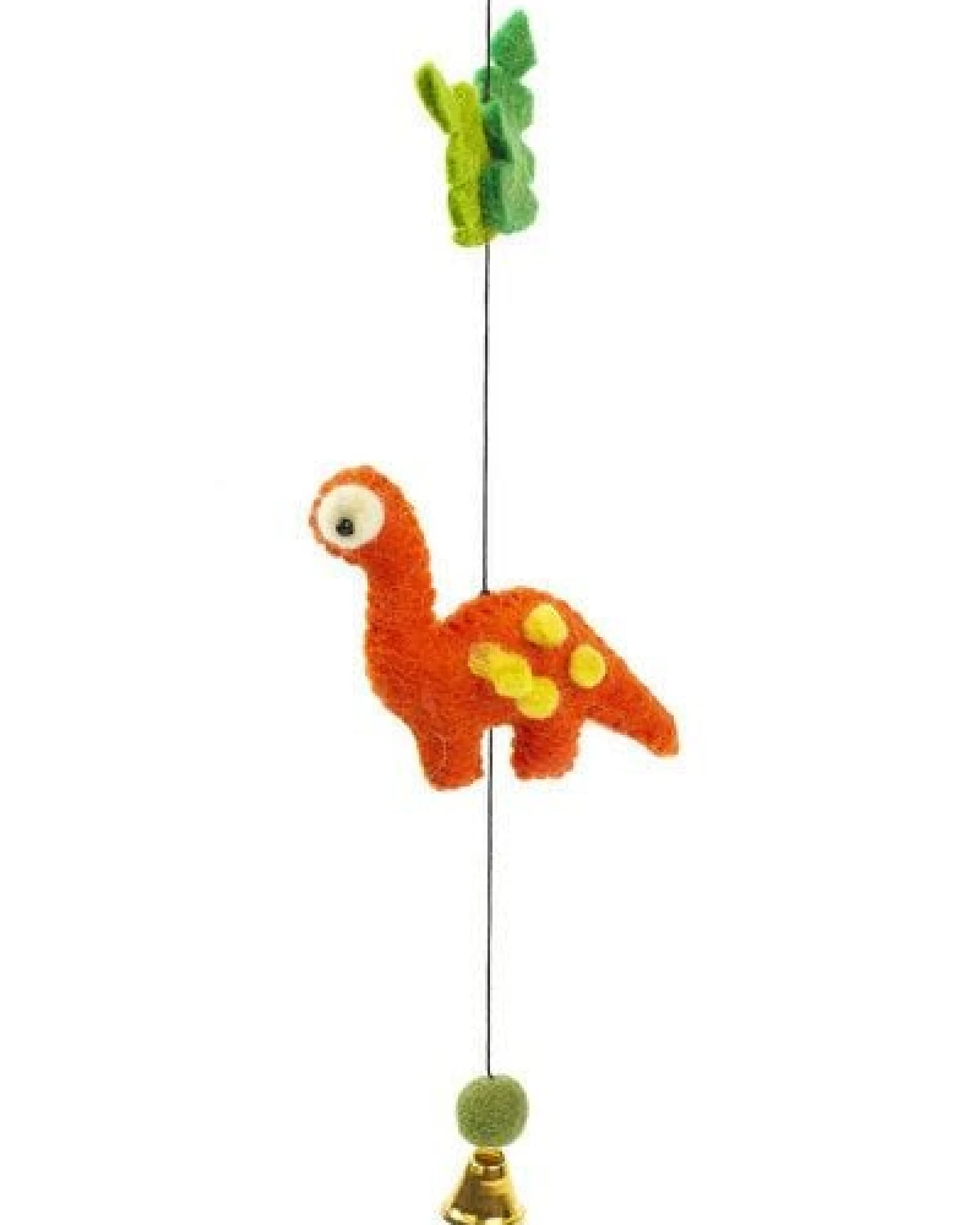 short'n'pietz Langes Mobile mit bunten Dinosauriern, handgefilzt – Ansicht 3