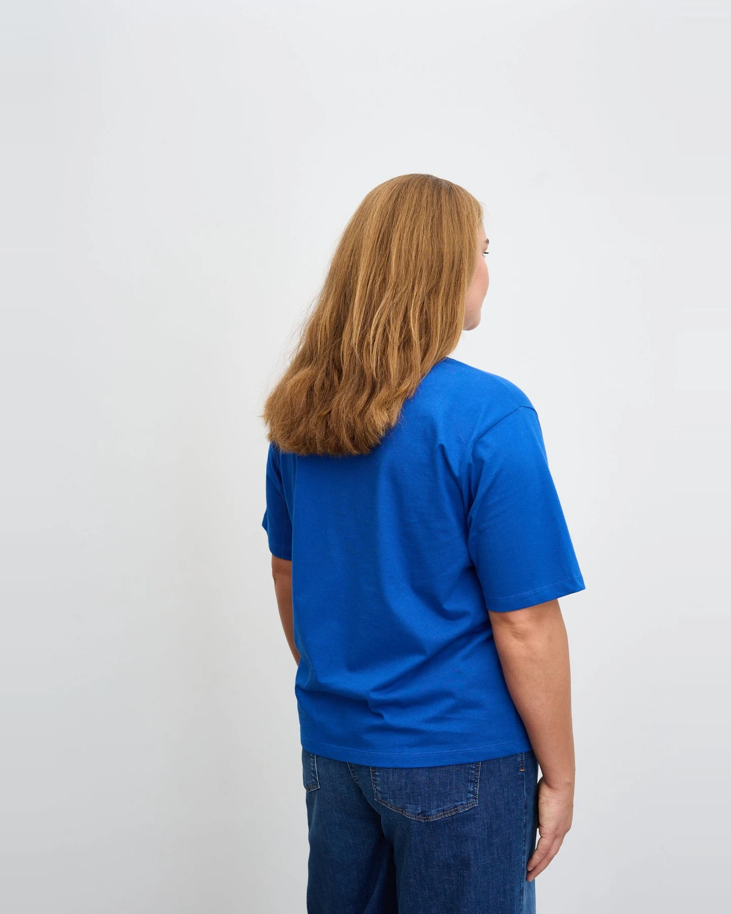 LAURIE Damen vegan T-Shirt Augusta True Blue – Ansicht 2
