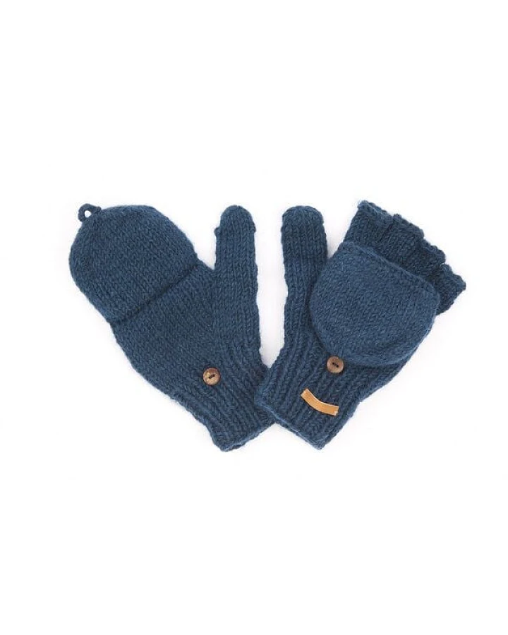 short'n'pietz Schurwollhandschuhe, handgestrickt