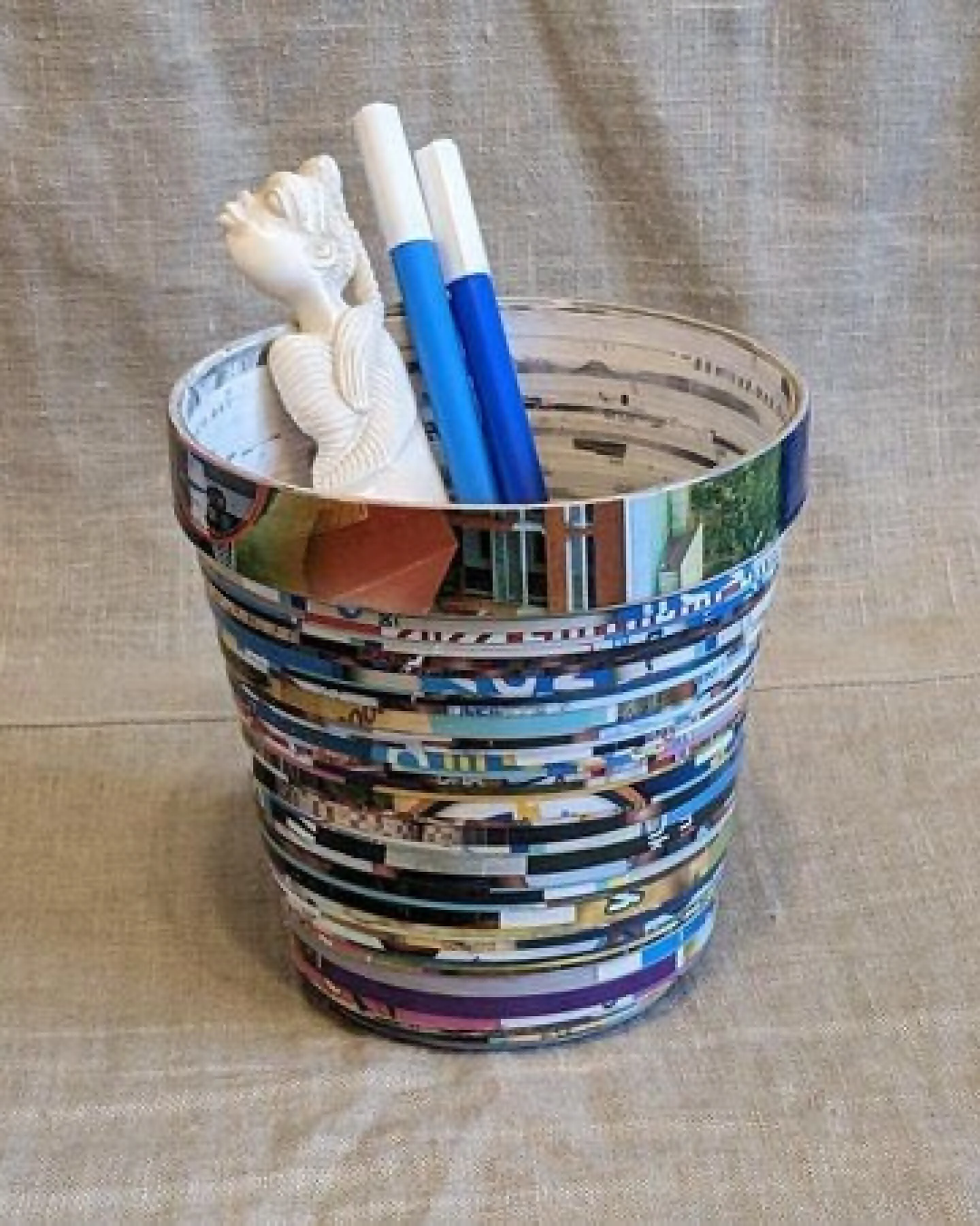 PEARLS OF AFRICA Deko-Becher aus Recyclingpapier "GULU" – Ansicht 3