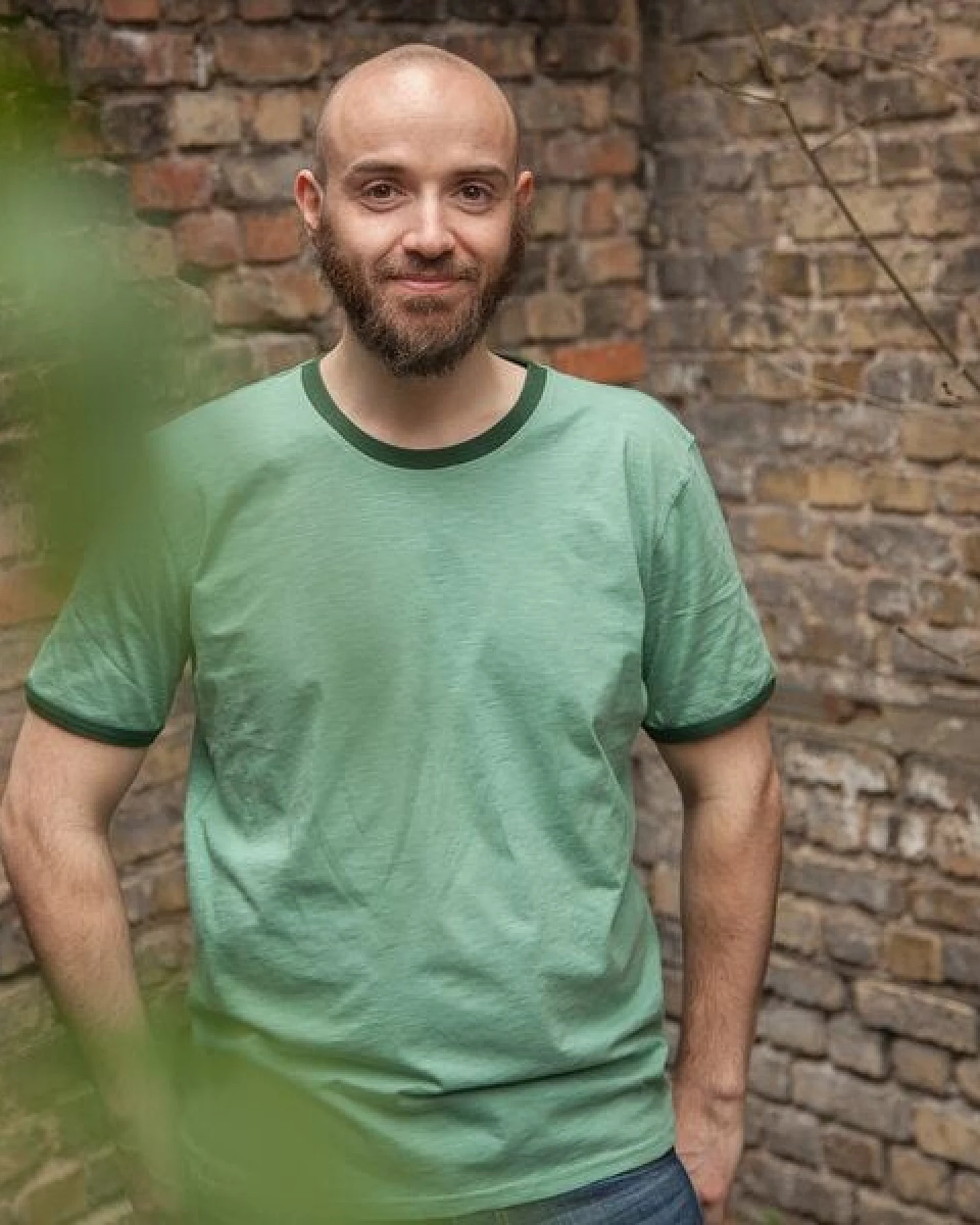päfjes Basic Ringer Unisex T-Shirt - Fair gehandelt aus Baumwolle Slub - Bio – Ansicht 3