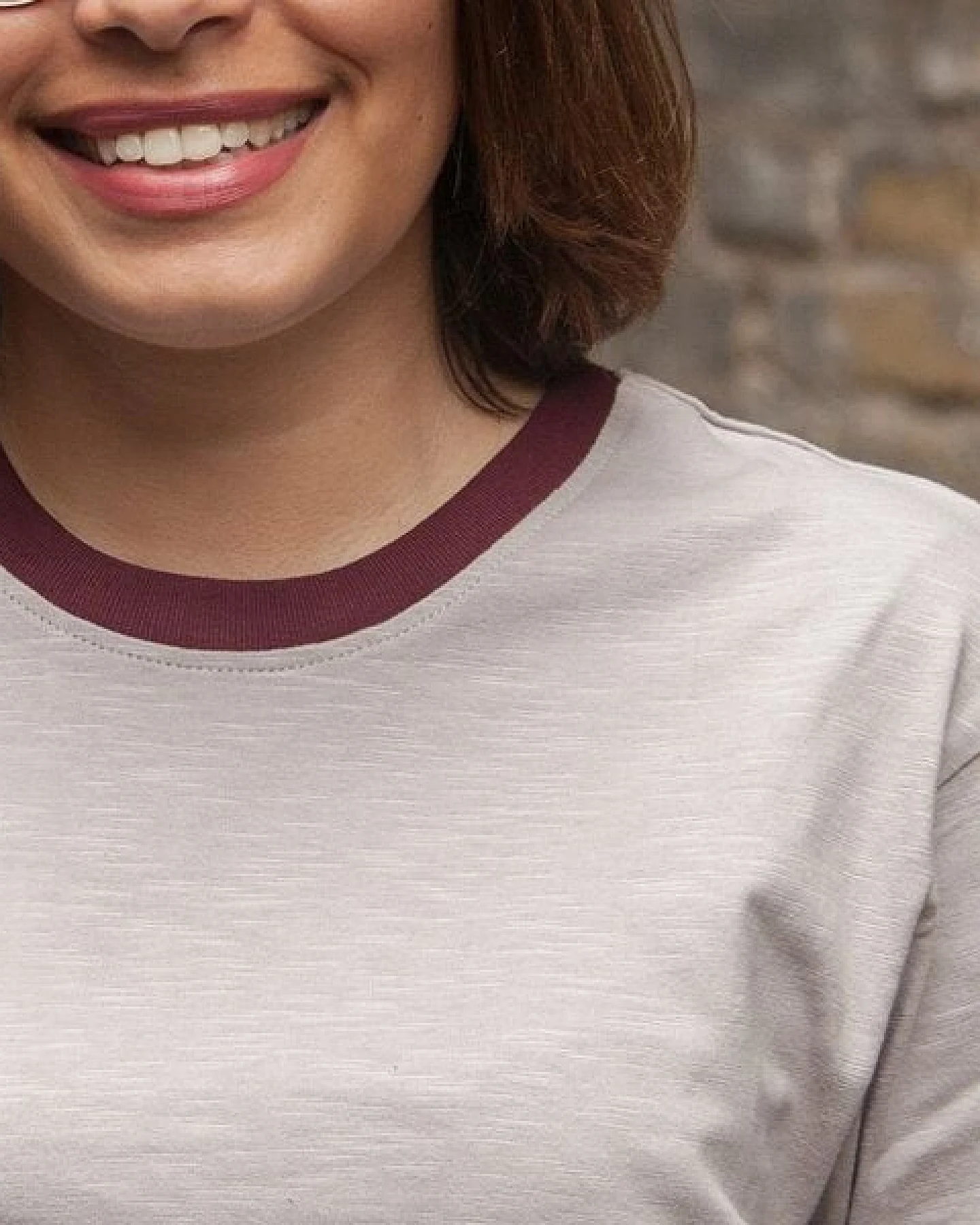 päfjes Basic Ringer Unisex T-Shirt - Fair gehandelt aus Baumwolle Slub - Bio – Ansicht 4