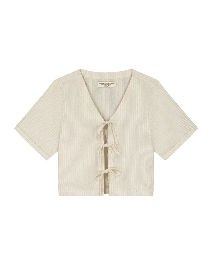 Kuyichi Damen vegan Top Beau Beige