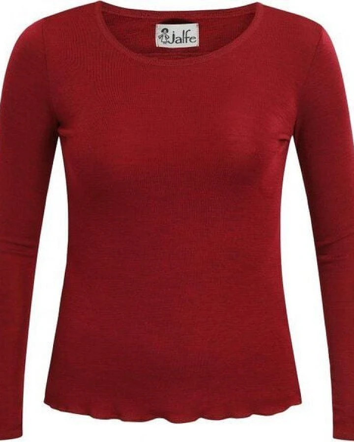 Jalfe Longsleeve Wolle plain melange