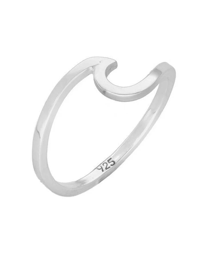 pakilia Silber Ring wellig Fair-Trade und handmade