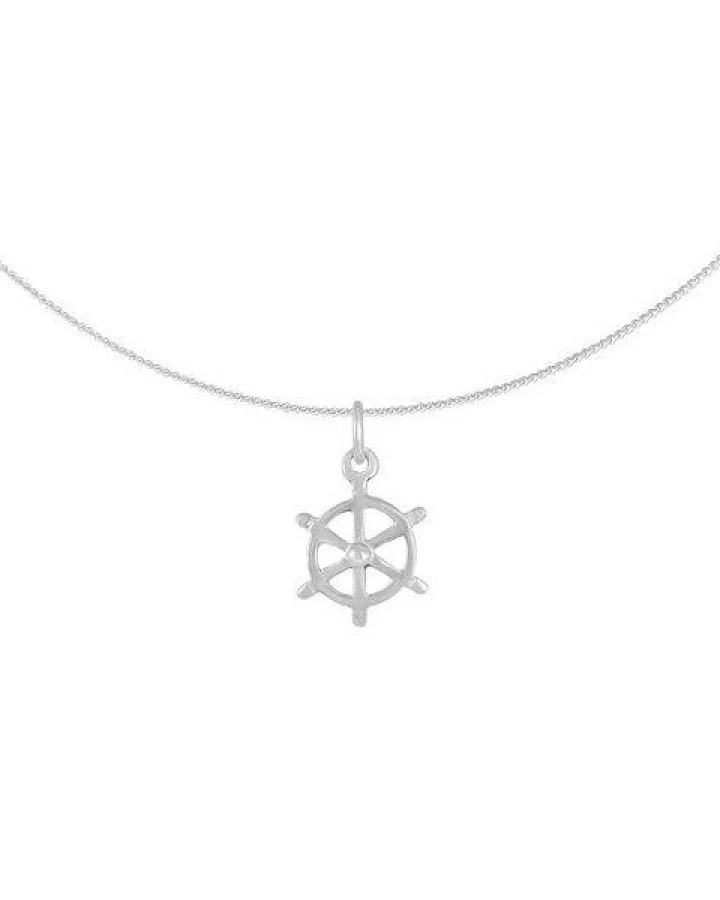 pakilia Silber Kette Steuerrad Fair-Trade und handmade
