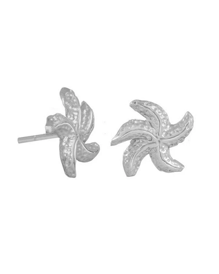 pakilia Silber Ohrringe Seestern Fair-Trade und handmade