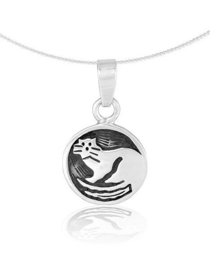 pakilia Silber Kette indianisches Sternzeichen Otter Fair-Trade und handmade