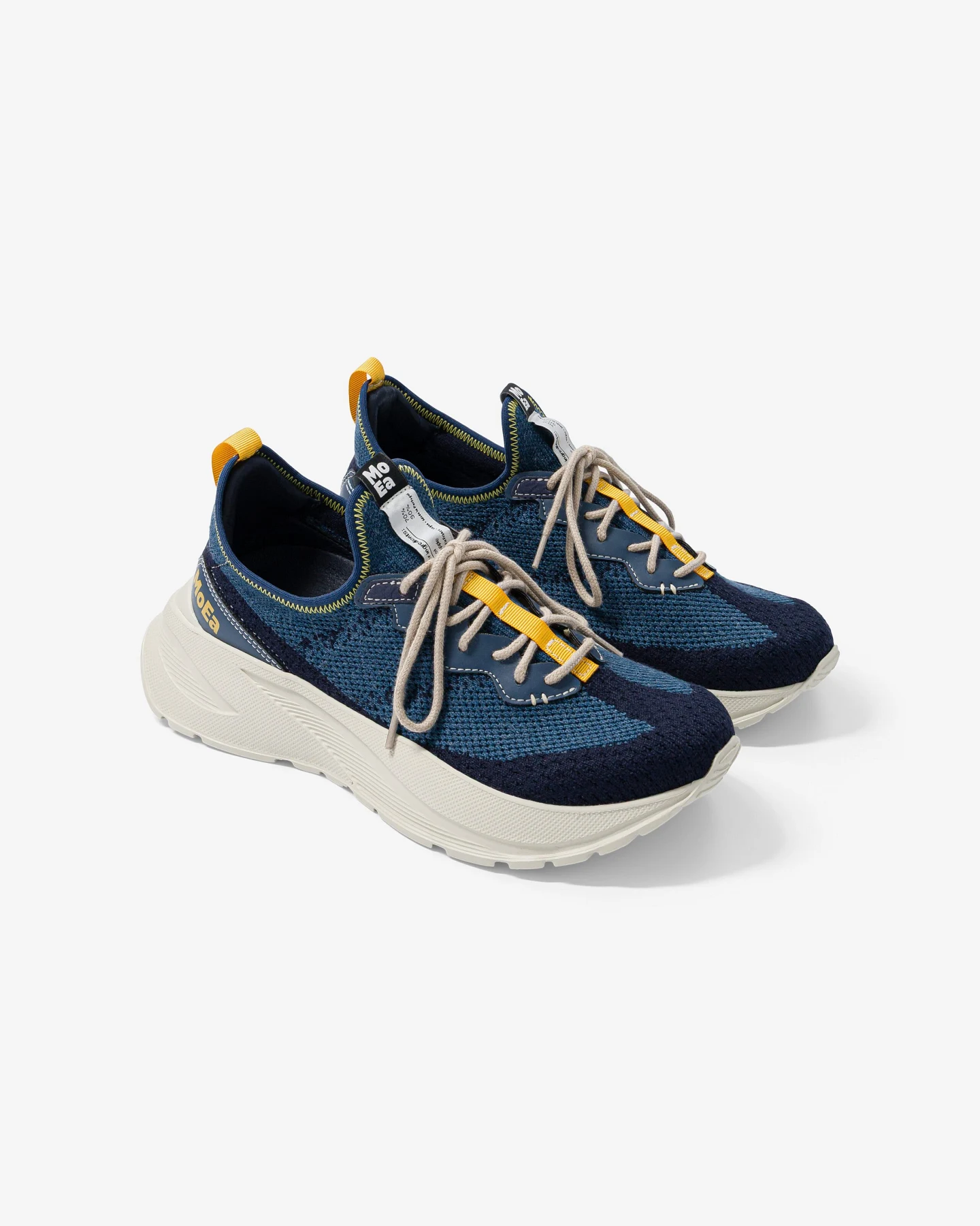 MoEa Herren vegan Sneaker Gen6 Pilz Blau – Ansicht 2