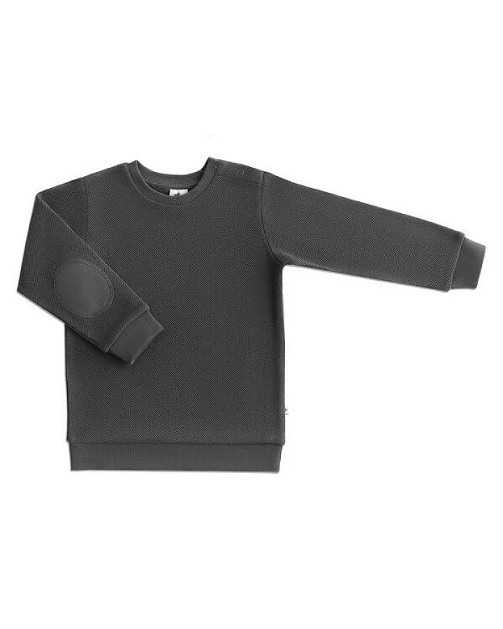 Leela Cotton Baby und Kinder Piqué Sweatshirt reine Bio-Baumwolle