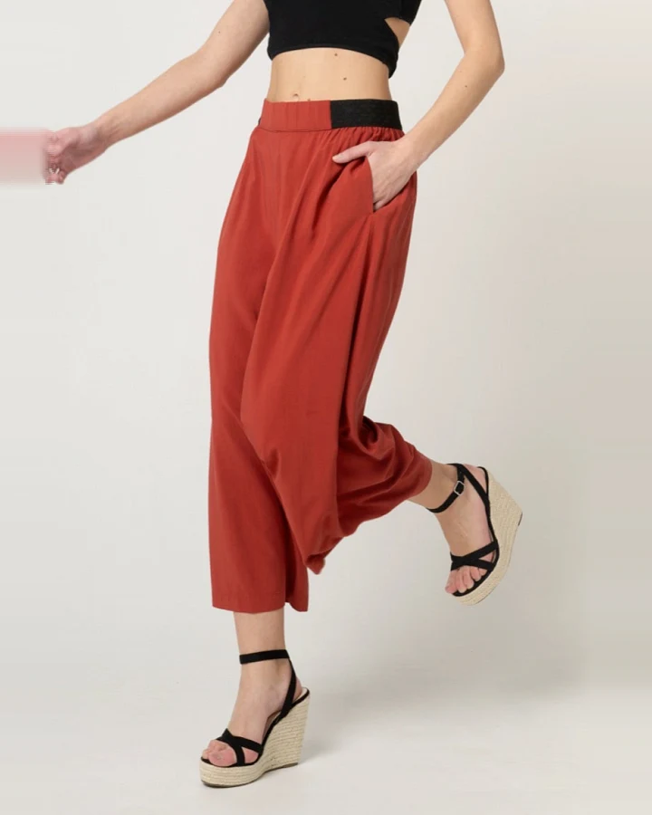 LOVJOI Damen vegan Culotte Tavira Mars Rot