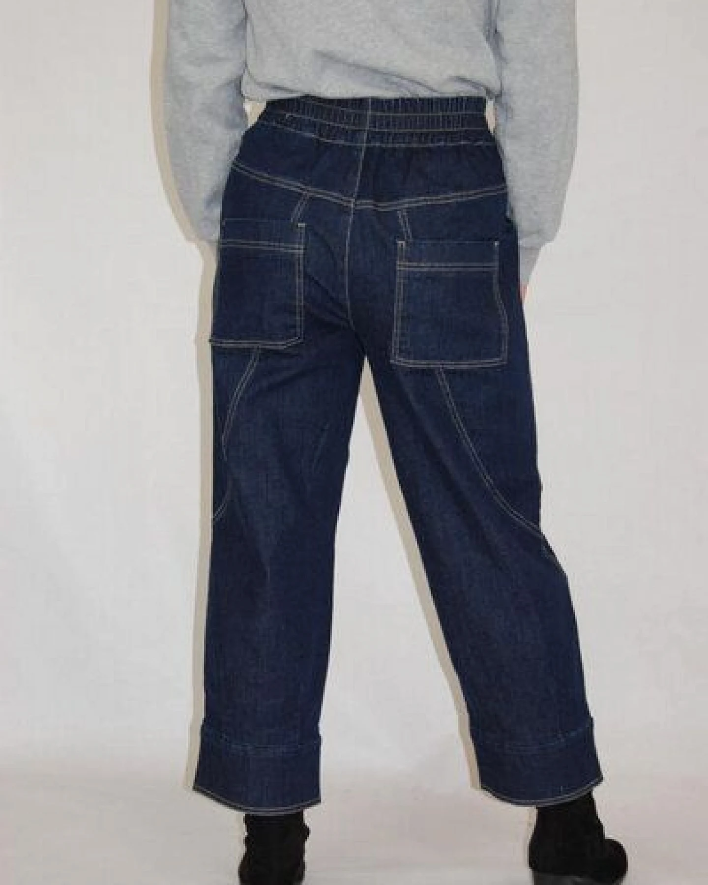 bloomers ¾ Jeanspumphose „Irene“, darkblue – Ansicht 3