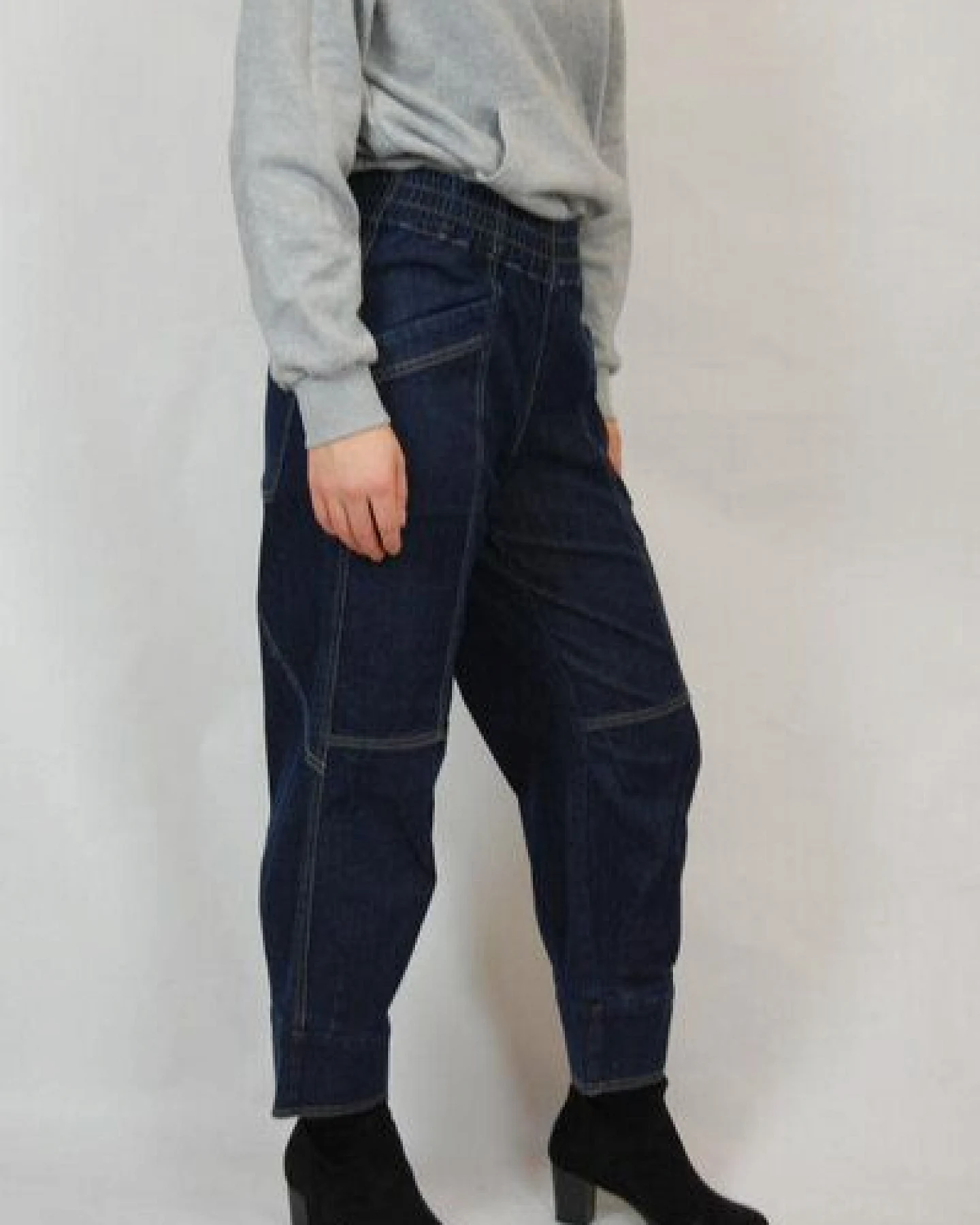 bloomers ¾ Jeanspumphose „Irene“, darkblue – Ansicht 2
