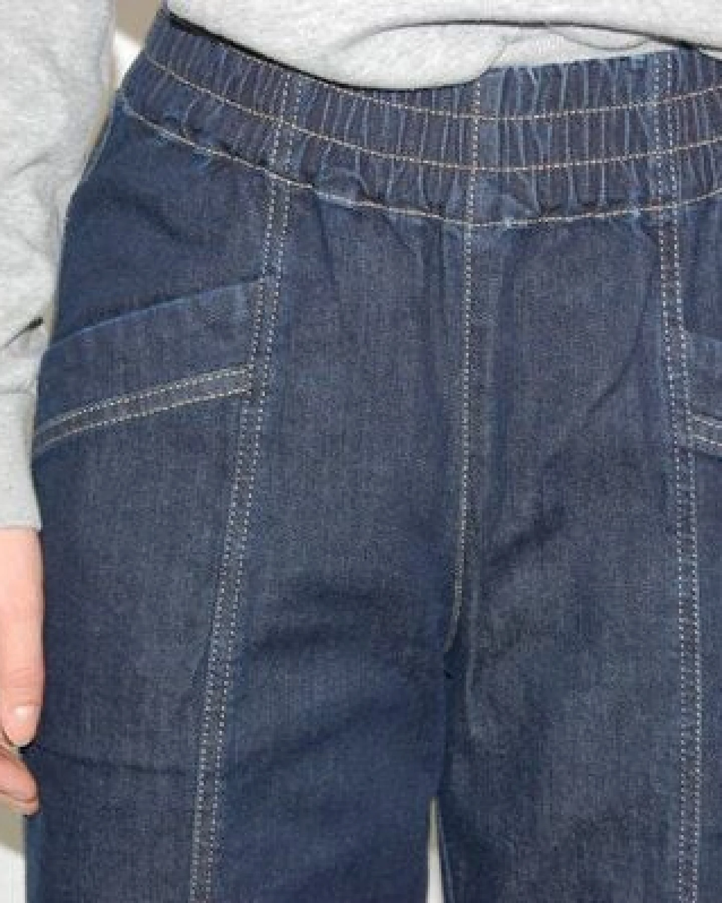 bloomers ¾ Jeanspumphose „Irene“, darkblue – Ansicht 4